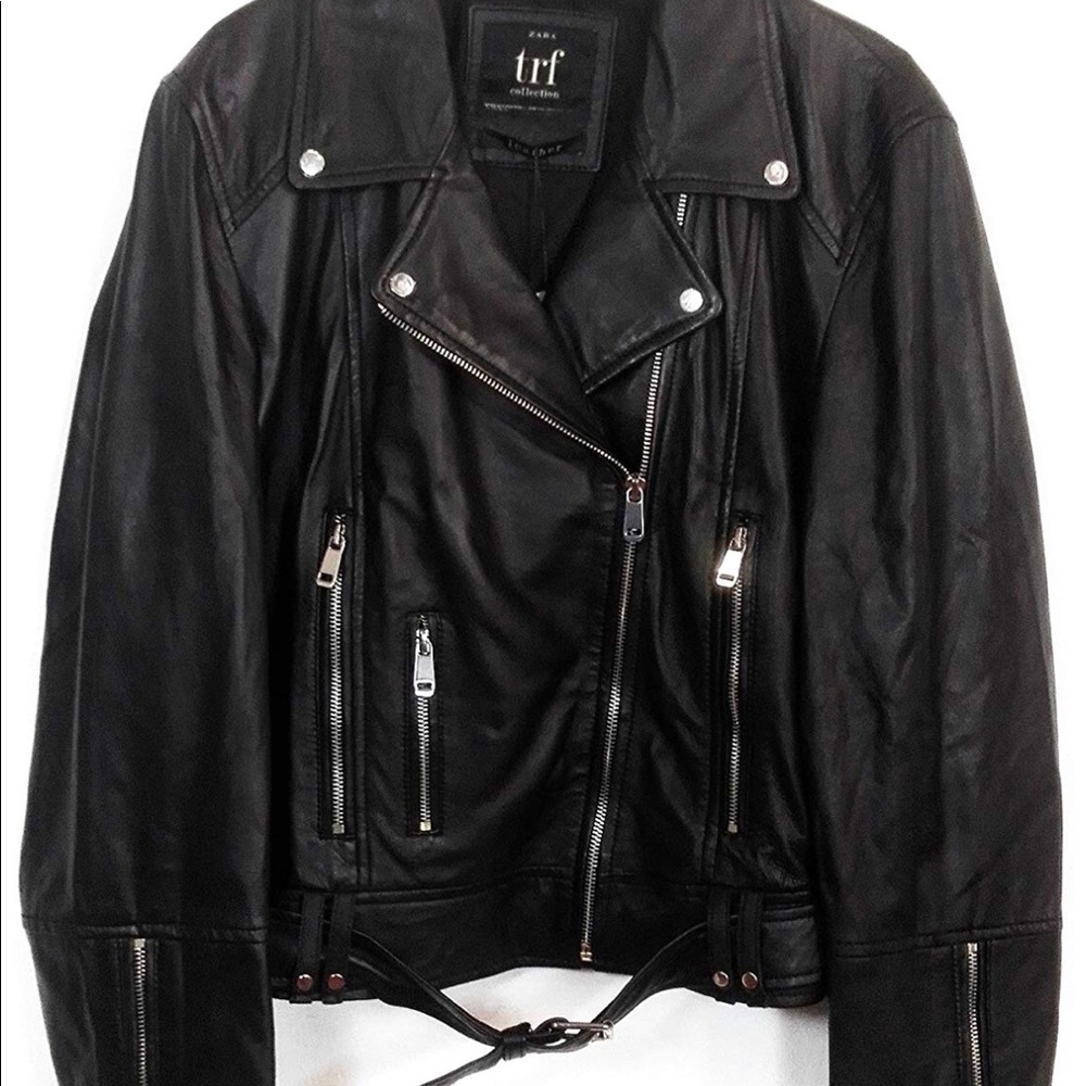 🚫SOLD🚫 Zara Leather Biker Jacket